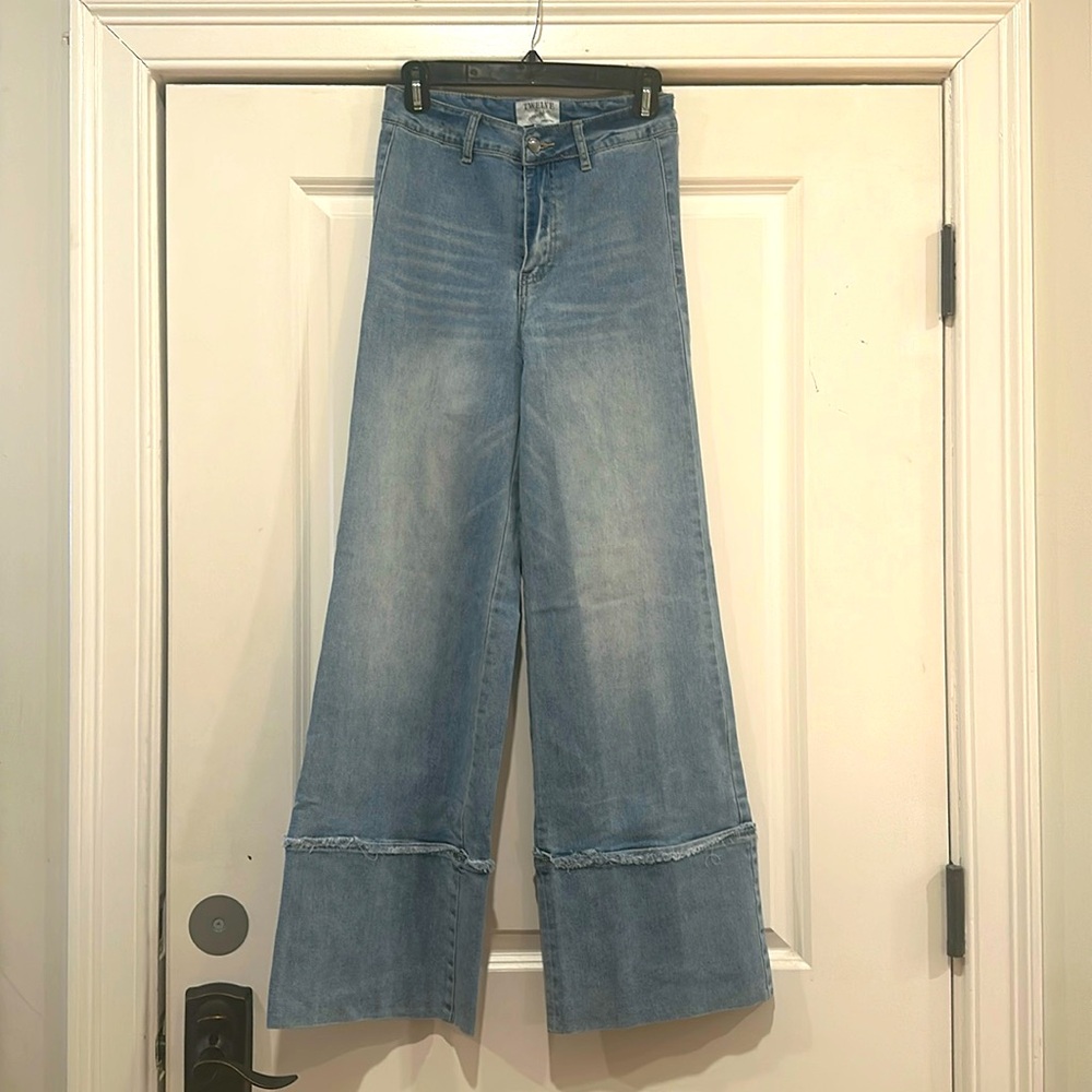 Super soft, wide leg jeans!